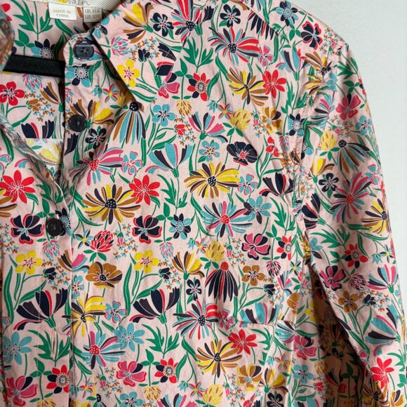 Boden colorful floral button down shirt - Picture 2 of 5